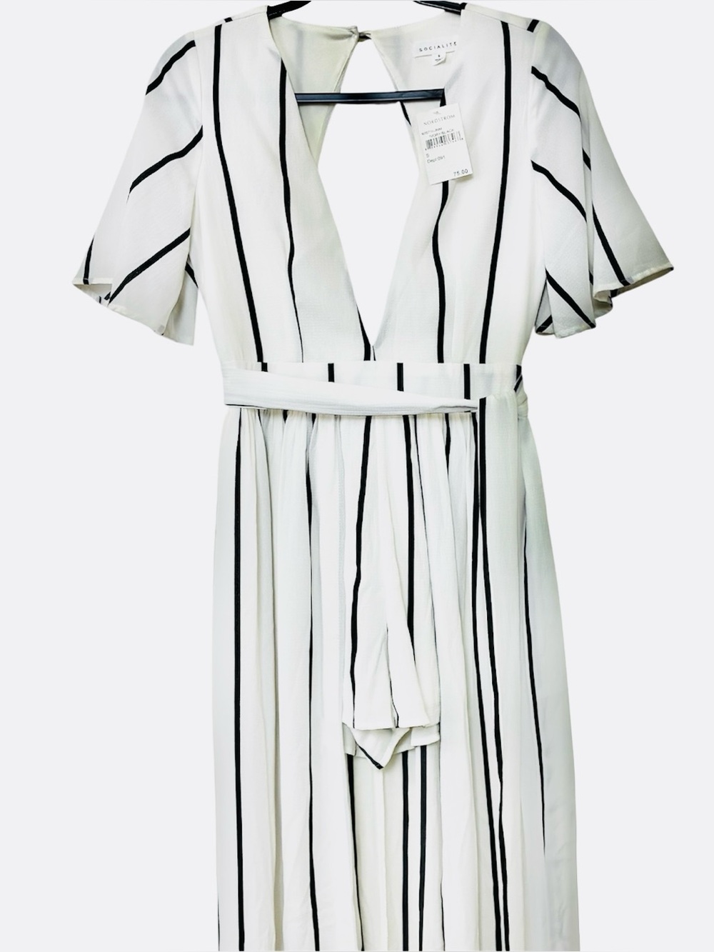 Socialite Fancy Romper with Attached Maxi Skirt Overlay Size Small MSRP: $75 NWT